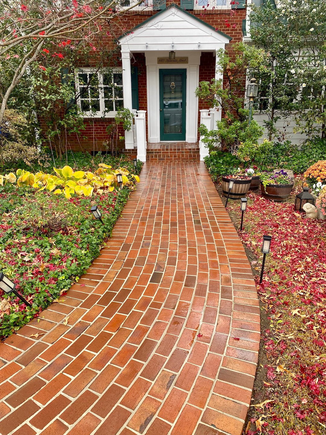 Brick Entryway Power Washing in Lorton, VA