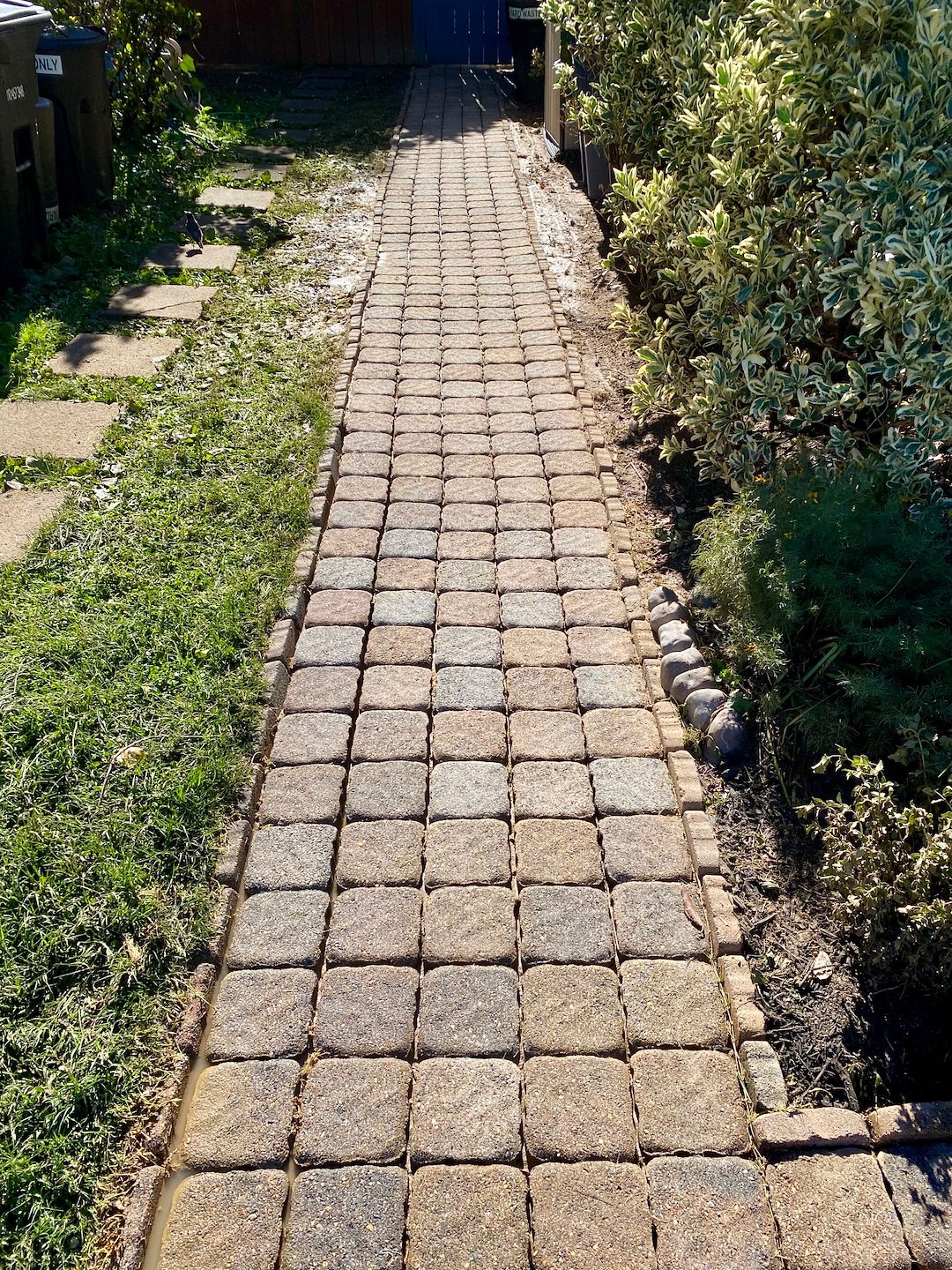 Brick Side Entrance Pathway Cleaning in Springfield, VA
