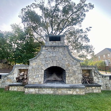 Community-Brick-Fireplace-Cleaning-in-Fairfax-VA 0