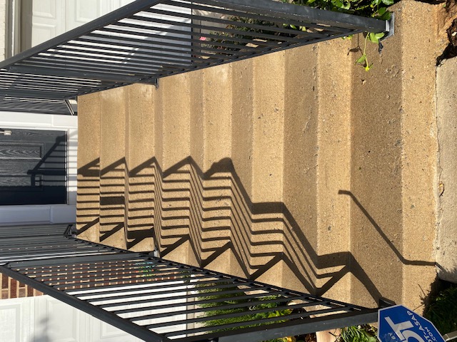Concrete Entryway Step Power Washing Job in Woodbridge, VA