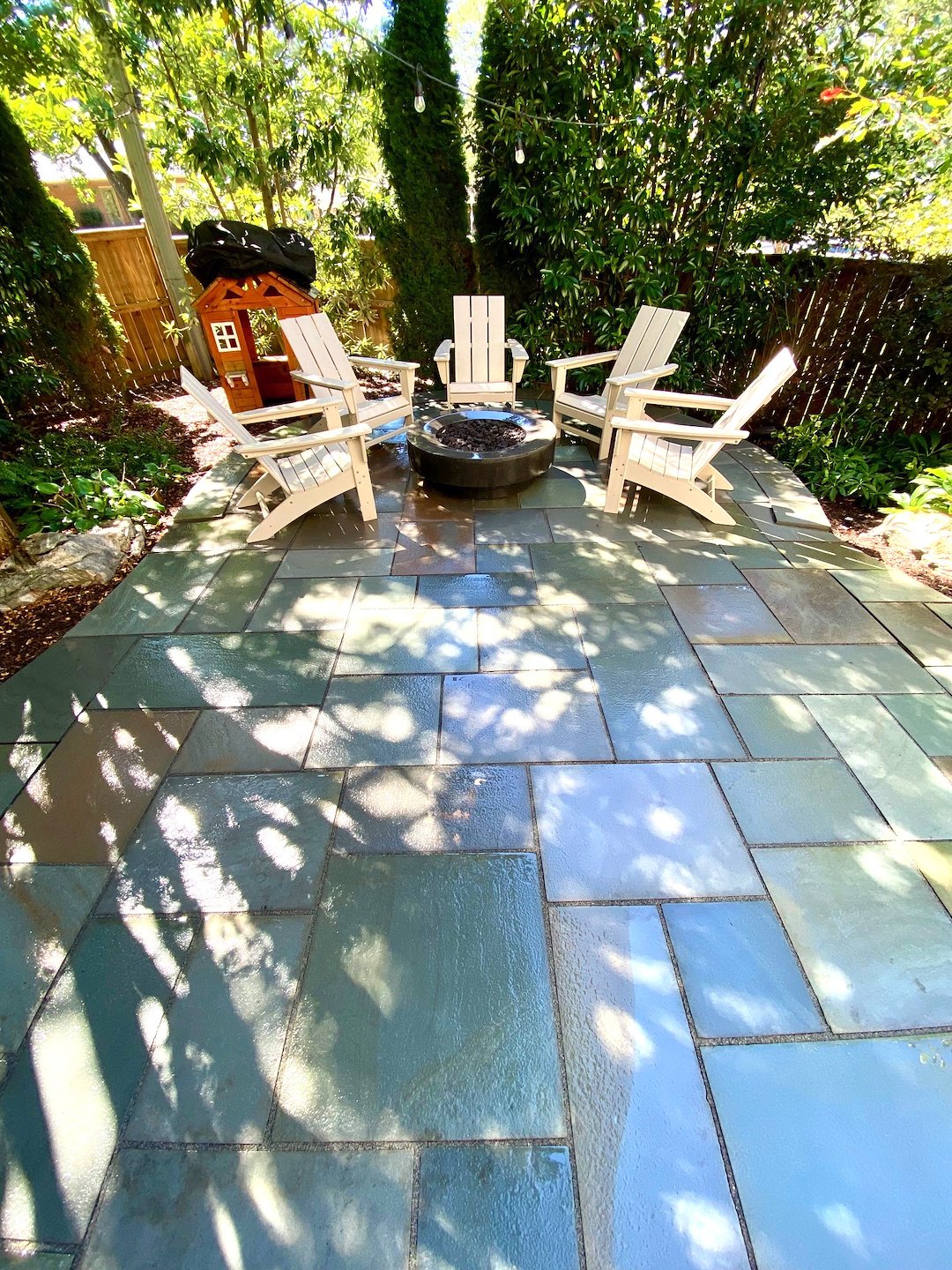 Stone Patio Cleaning Job Completed in Alexandria, VA