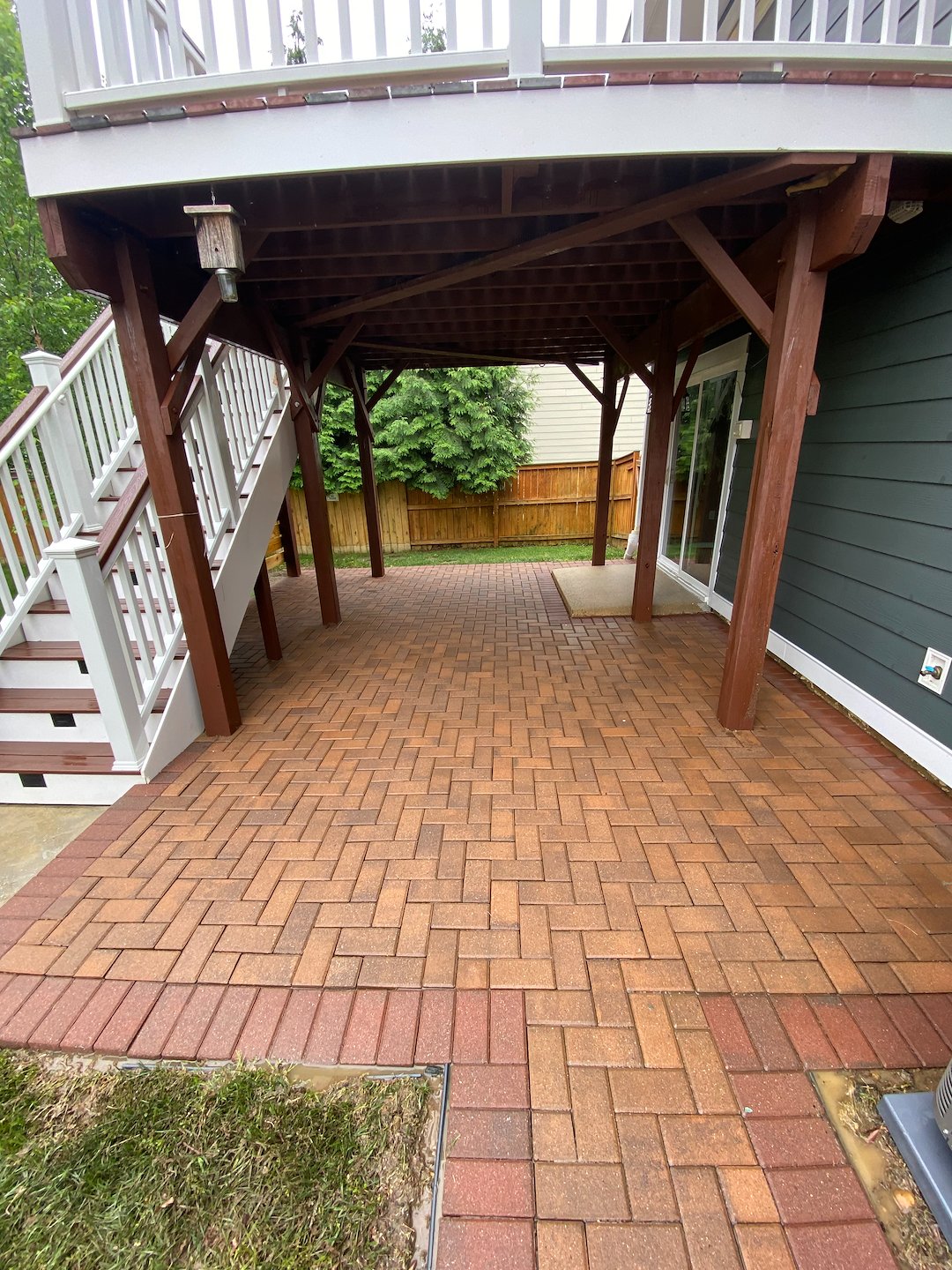 Stone Patio Power Washing in Burke, VA