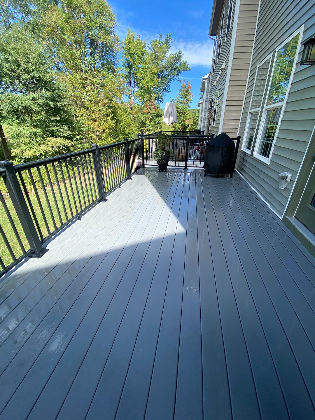 Townhome Deck Cleaning in Burke, VA